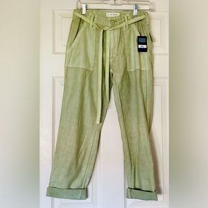 Lucky Brand Mid Waist Utility Straight pants